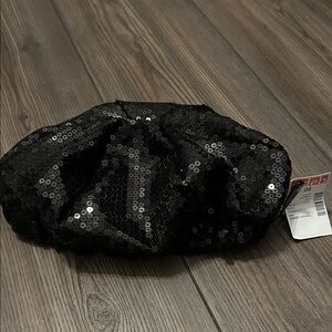 Deb Black Sequin Hat